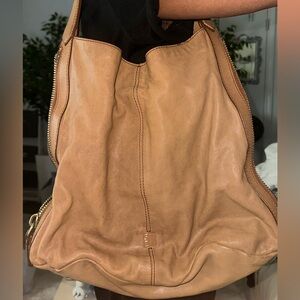 Givenchy Tan Leather Hobo Bag